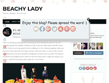 Tablet Screenshot of beachylady.com